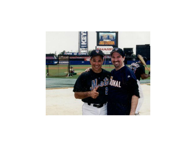 Adam M. Thompson & Bobby Valentine at the 2000 Bobby Valentine Foundation Charity Event