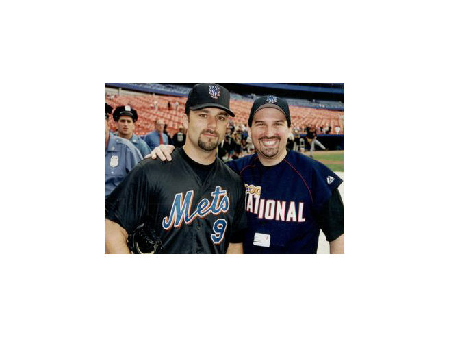 Adam M. Thompson & Todd Zeile at the 2000 Bobby Valentine Foundation Charity Event