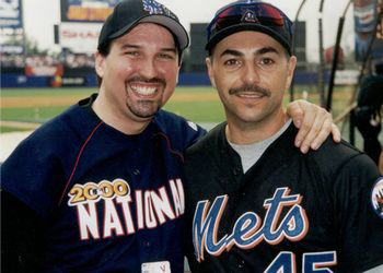 Adam M. Thompson & John Franco at the 2000 Bobby Valentine Foundation Charity Event