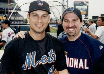 Adam M. Thompson & Robin Ventura at the 2000 Bobby Valentine Foundation Charity Event