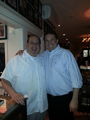 Adam and Chef Sal of Patsy's